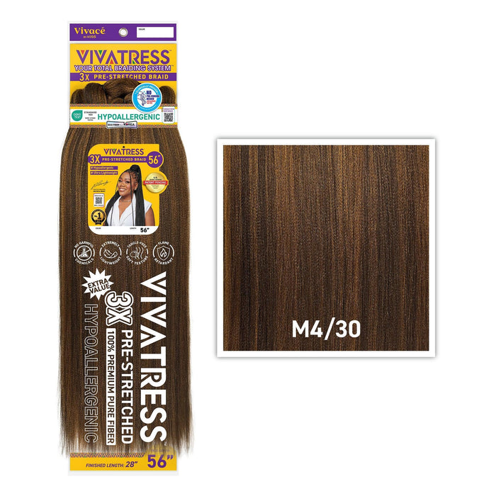 Vivace 3x Vivatress Pre-Stretched Braiding Hair 56"