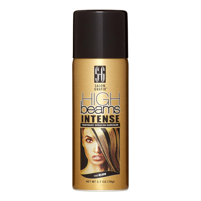 High Beams Temporary Spray on Hair Color 2.7oz - #20 Black
