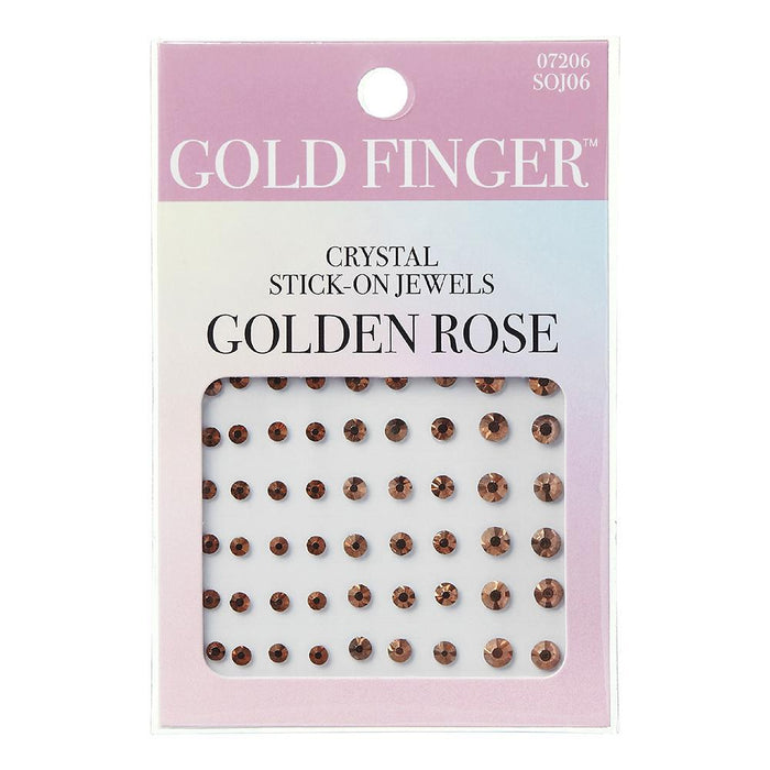 Gold Finger Crystal Stick-On Jewels