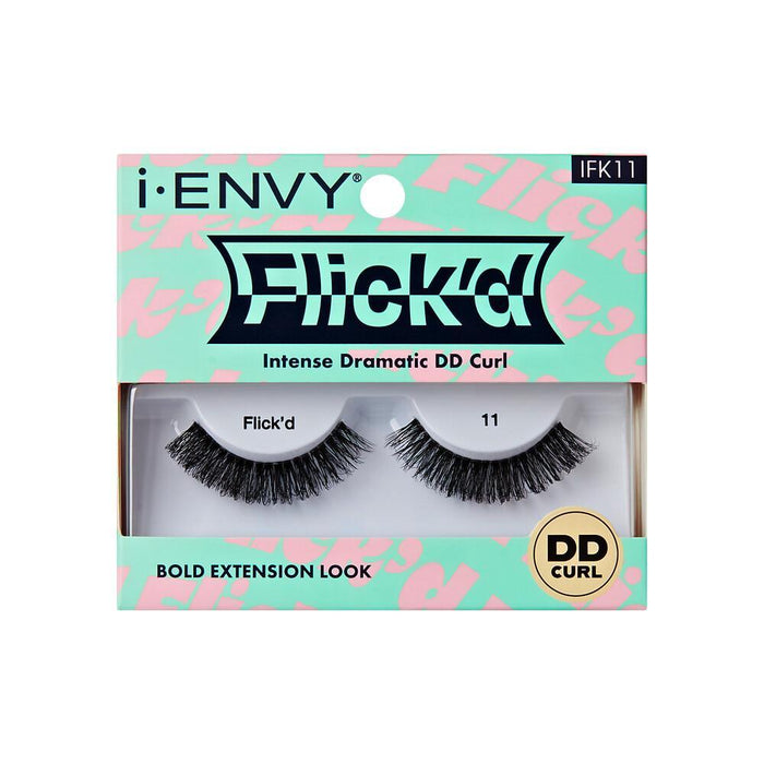 i-Envy by KISS 3D Flick'd Lashes - DD Curl #11