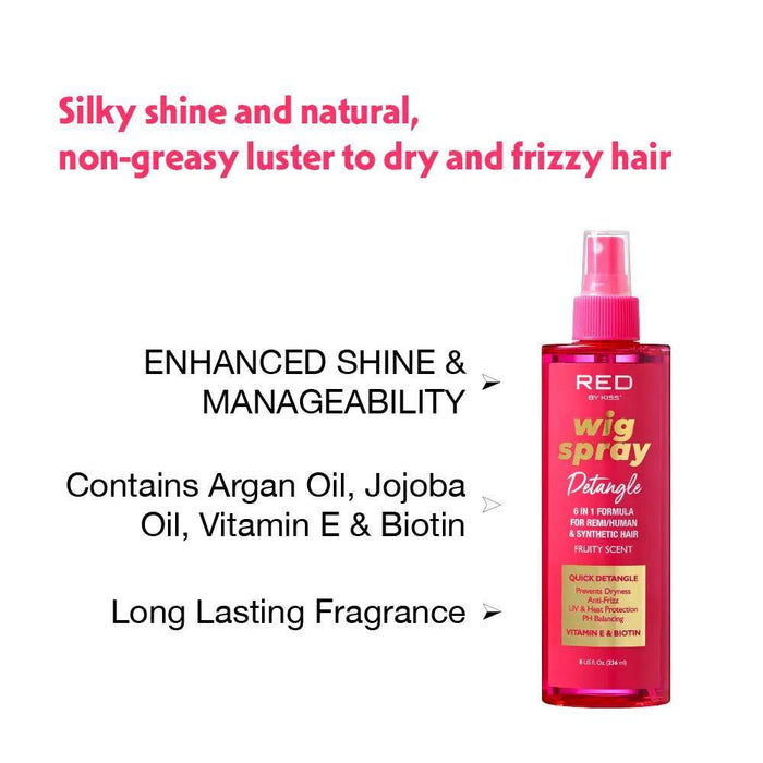 RED by KISS Wig Detangling Spray 8oz