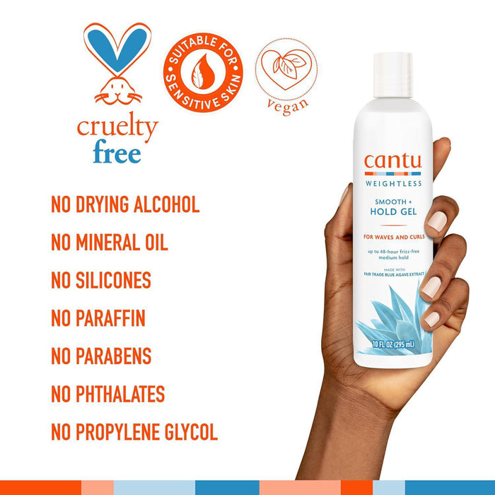 Cantu Weightless Smooth + Hold Gel 10oz