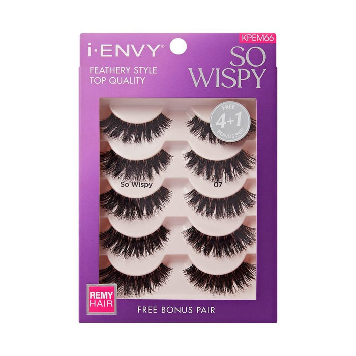 i-ENVY by KISS So Wispy Premium Human Hair Lash Multi Pack - #07