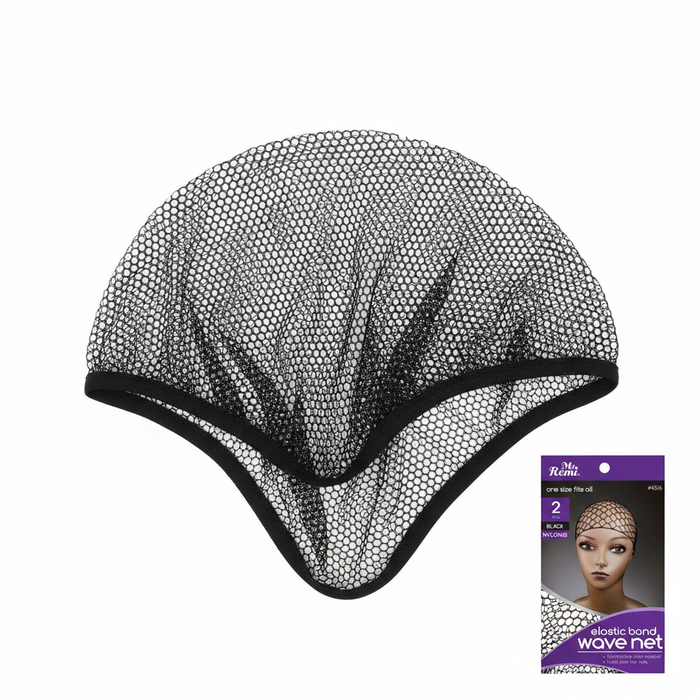 Annie Ms Remi Elastic Band Wave Net 2pcs