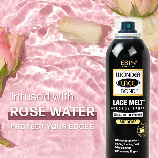 EBIN New York Wonder Lace Bond Melt Spray 6.08oz - Rose Water