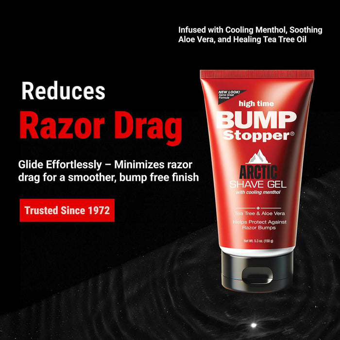 High Time Bump Stopper Arctic Shaving Gel 5.3oz