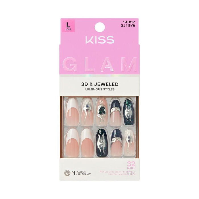KISS Glam Jeweled Nails - New Look