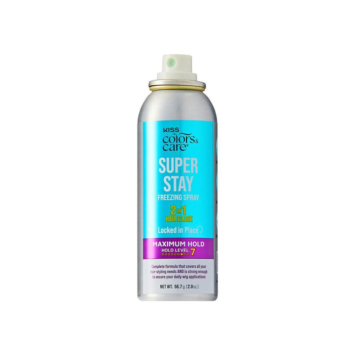 KISS Colors and Care Super Stay Freezing Spray 2oz