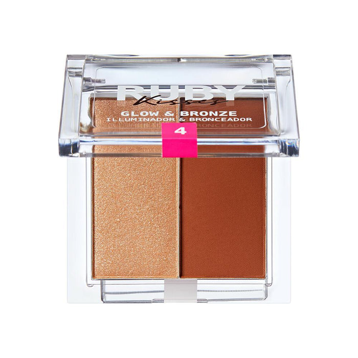 Ruby Kisses Glow and Bronze Highlighter Bronzer Duo