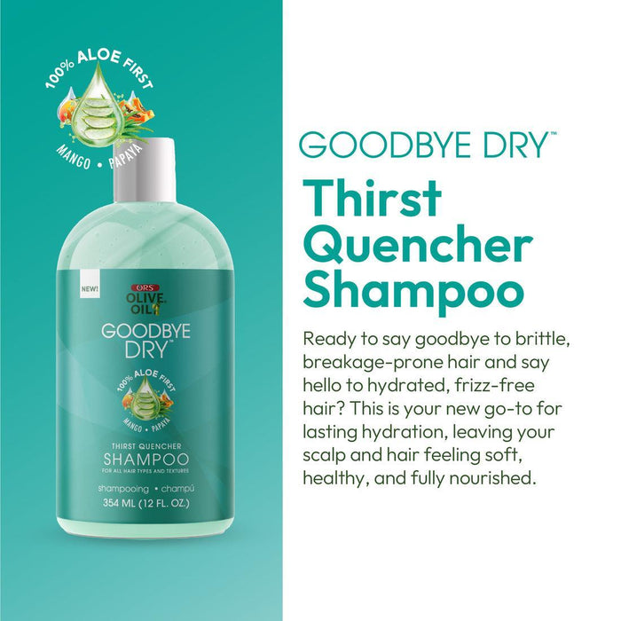 ORS Olive Oil Goodbye Dry Thirst Quencher Shampoo 12oz
