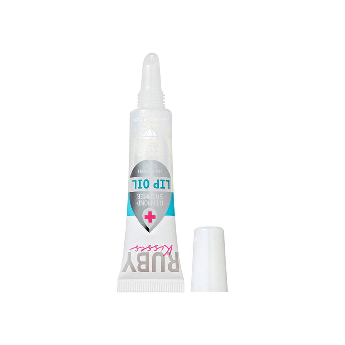 Ruby Kisses Lip Oil - Diamond Shimmer with Mint