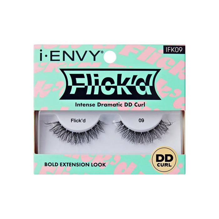 i-Envy by KISS 3D Flick'd Lashes - DD Curl #09