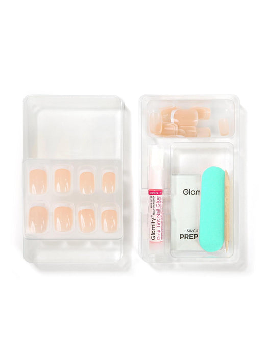 Absolute New York Glamify Iconic French Press On Nails - Short Square