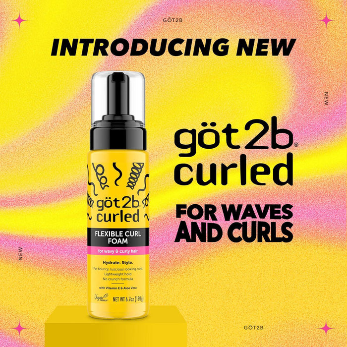 got2b Curled Flexible Curl Foam 6.7oz