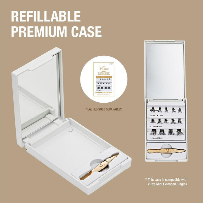V-Luxe by i-ENVY Mini Lash Palette with Mirror and Tweezer