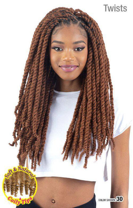 Shake N Go 3x Cuban Twist Soft & Natural 16"