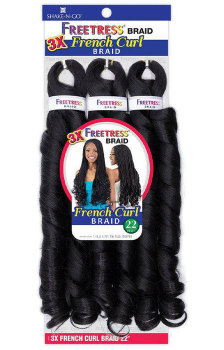 Freetress 3x French Curl Braid 22"