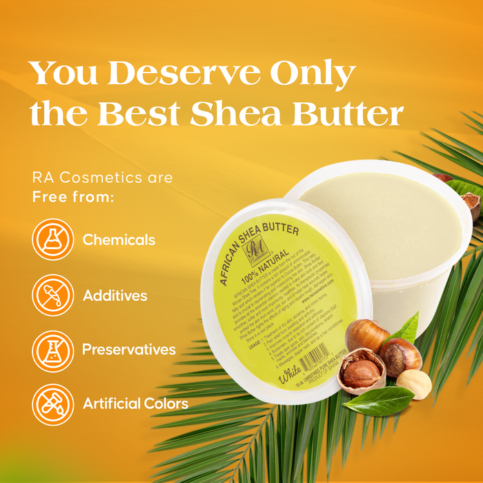 RA Cosmetics 100% Natural Ivory Shea Butter