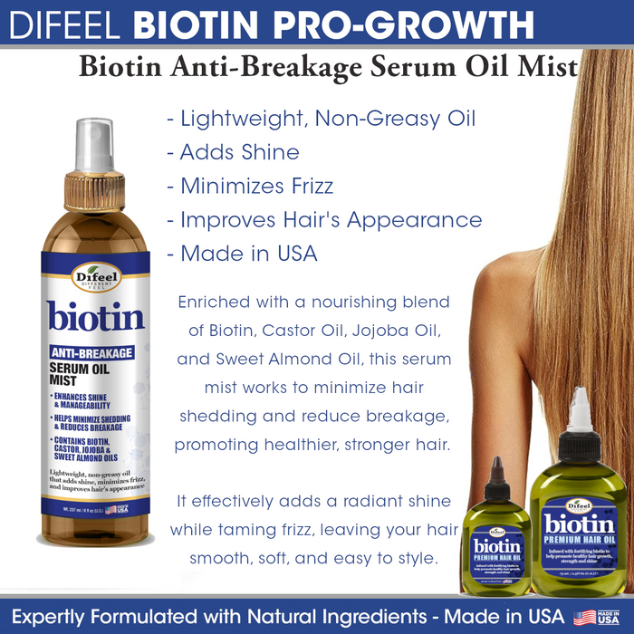 Difeel Biotin Serum Oil Mist 8oz