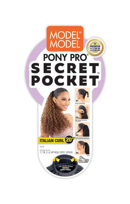 Model Model Secret Pocket Pony Pro - Italian Curl 20"