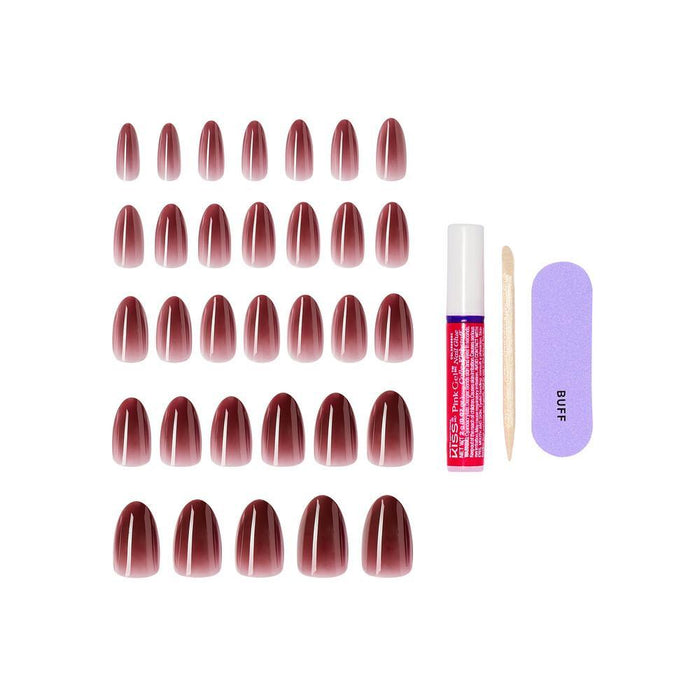KISS Core Color Nails - Pinot Noir