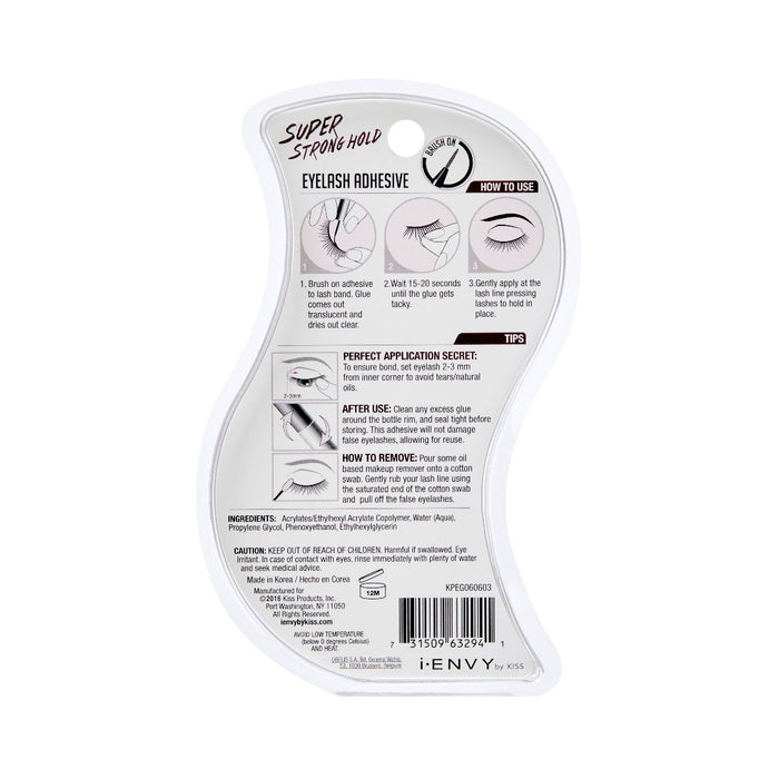 i-Envy by Kiss Super Strong Hold Eyelash Adhesive Glue - Clear