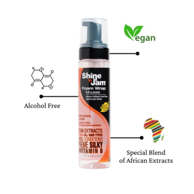 Ampro Shine N Jam Supreme Foam Wrap Mousse